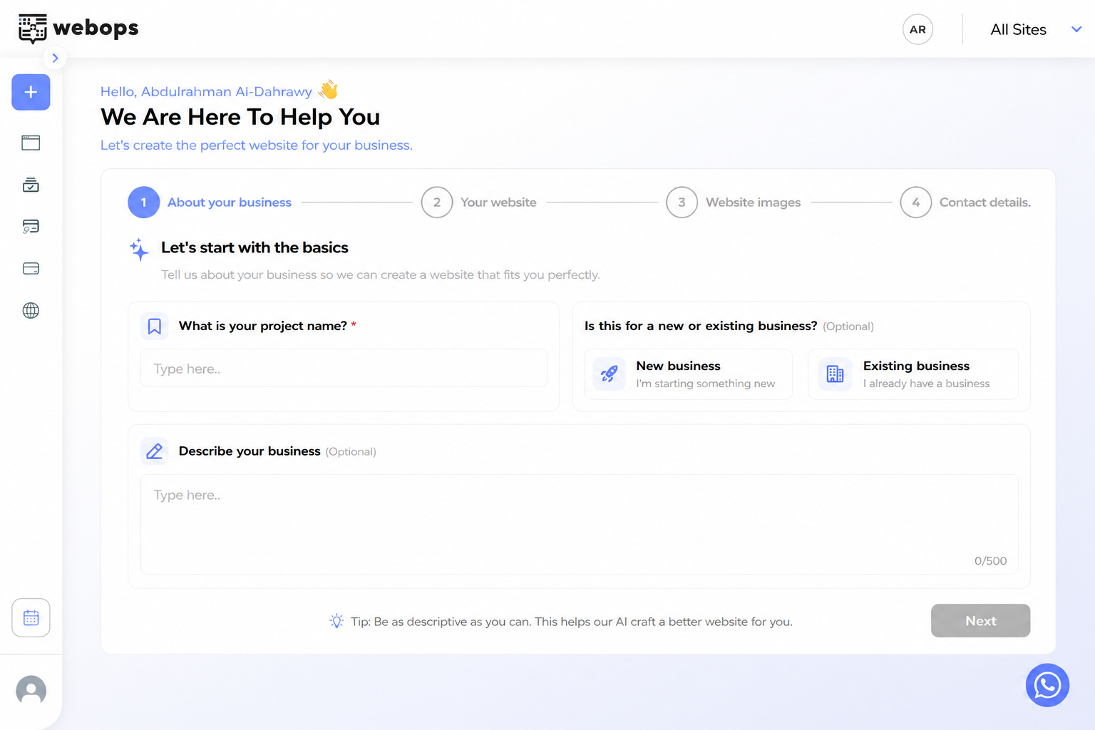 About your business
