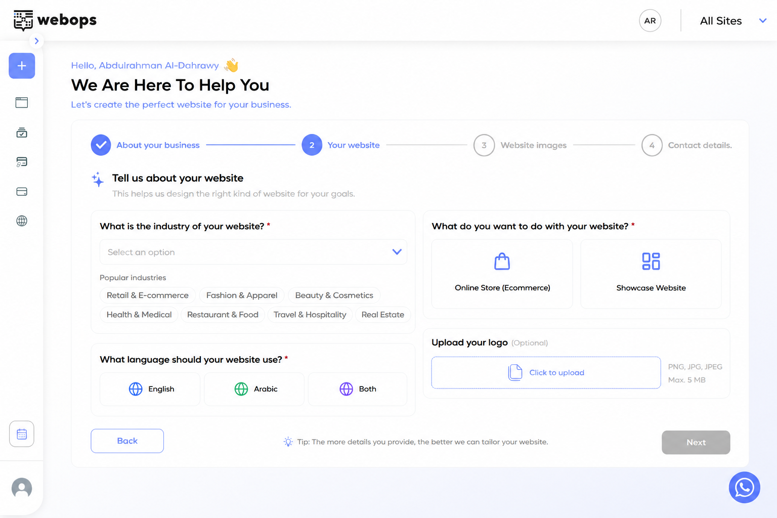 Shape your site