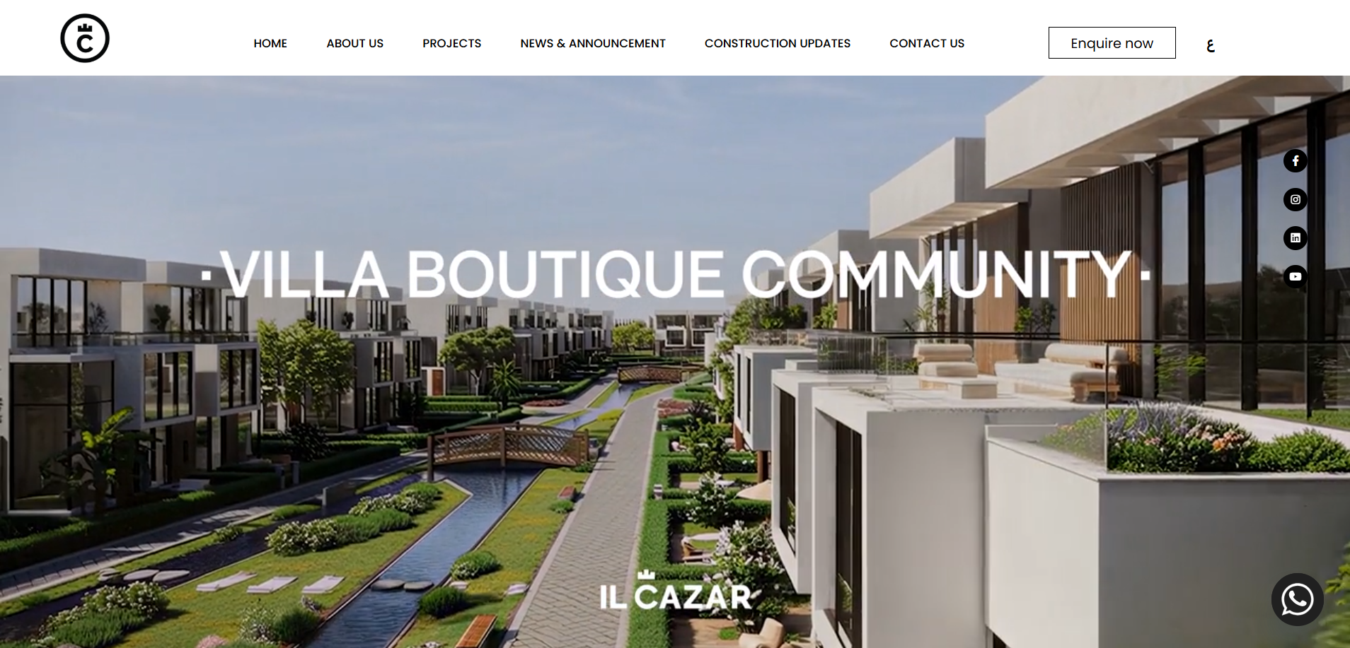 iLCazar Real Estate website