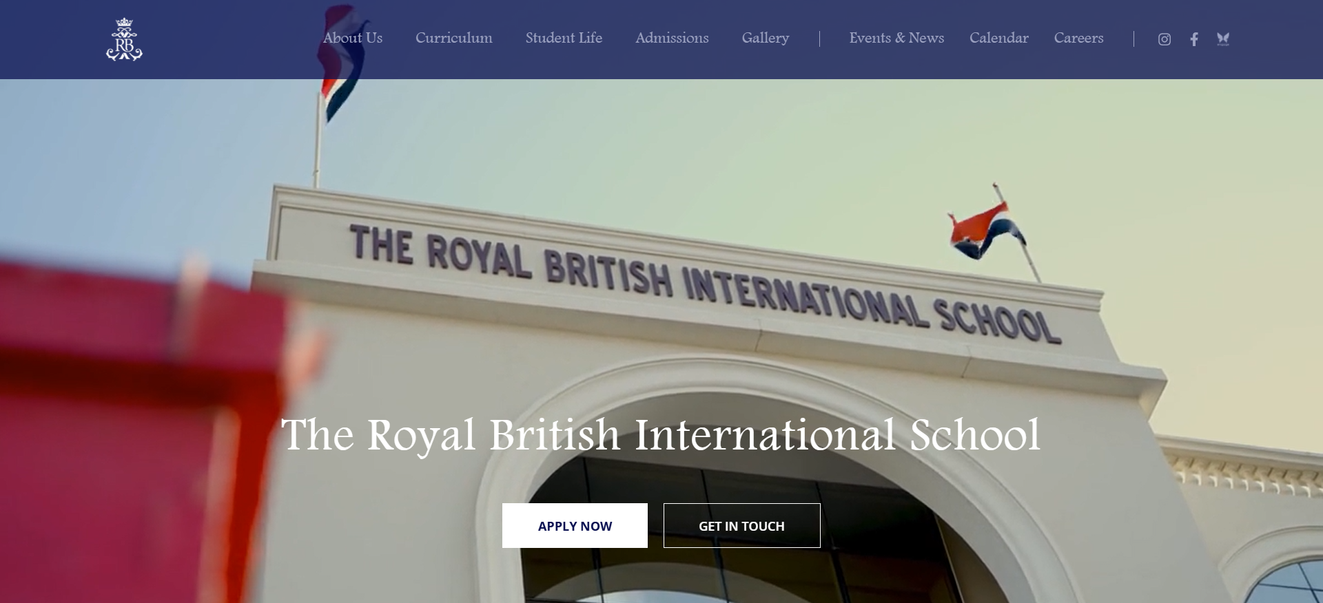 Royal British International School website
