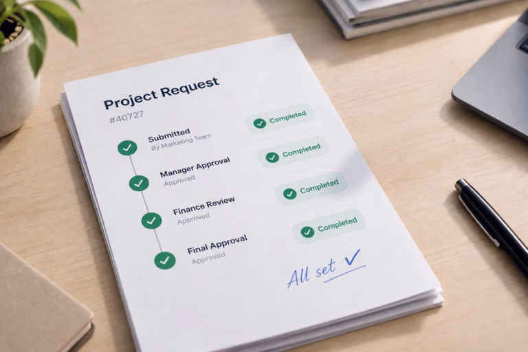 Automating the hand-offs: approval chains that run themselves